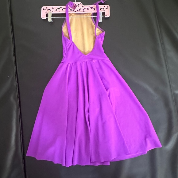 CUSTOM DANCEWEAR Purple Contemporary Costume Dress - Picture 6 of 7
